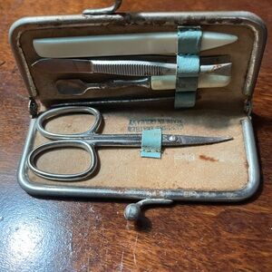 Vintage Western Germany Mini Travel Manicure Set